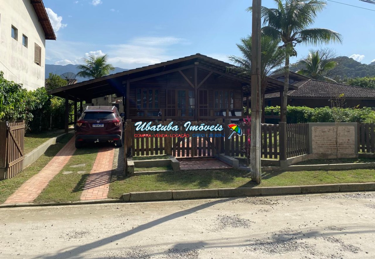 Casa em condomínio fechado ubatuba country com 03 dormitório - foto 1