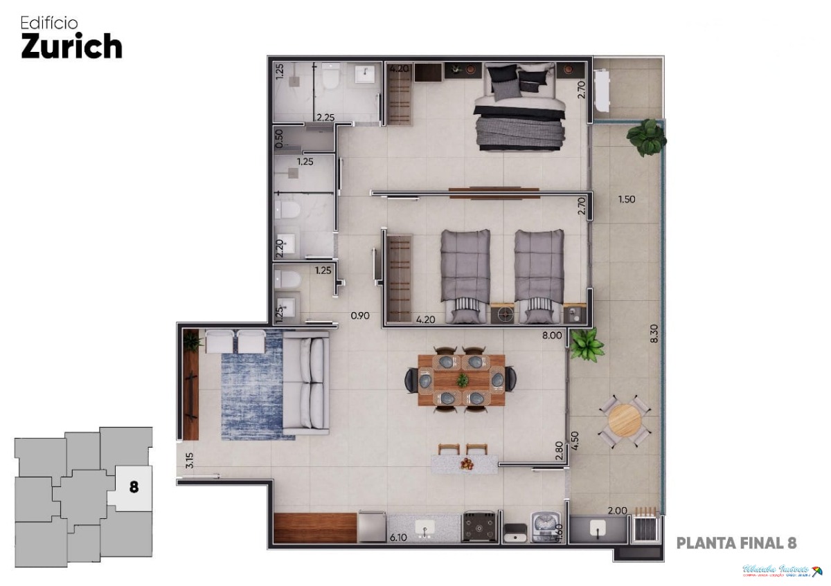 Apartamento localizado na praia grande. - foto 14