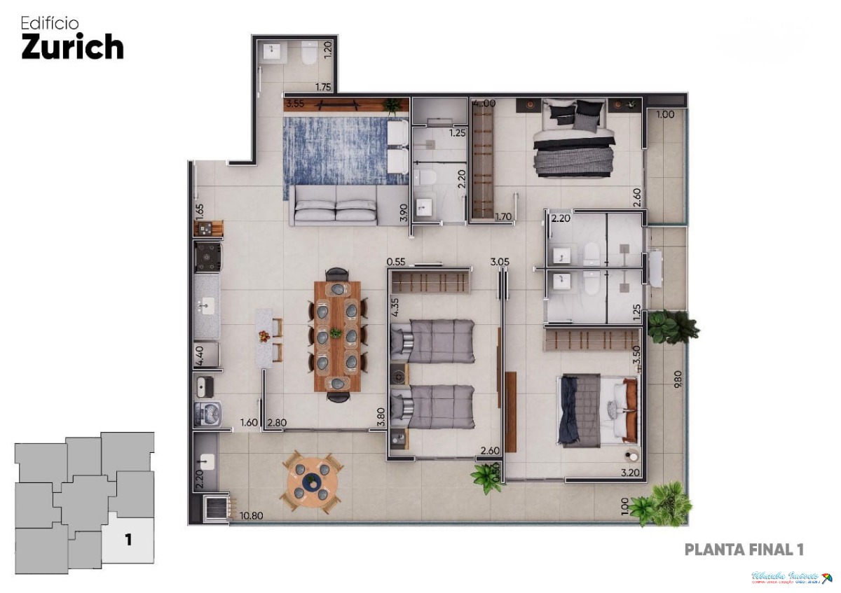 Apartamento localizado na praia grande. - foto 8