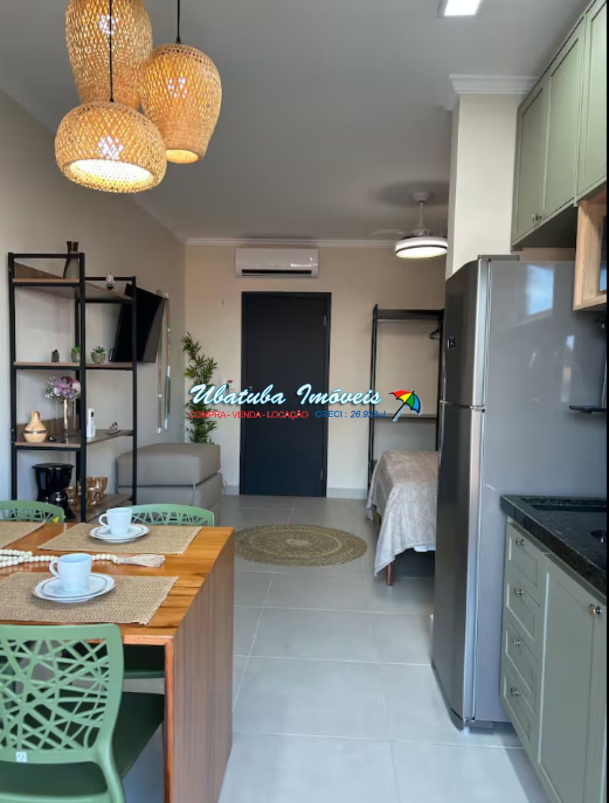 Studio praia itaguá mobiliado - foto 5