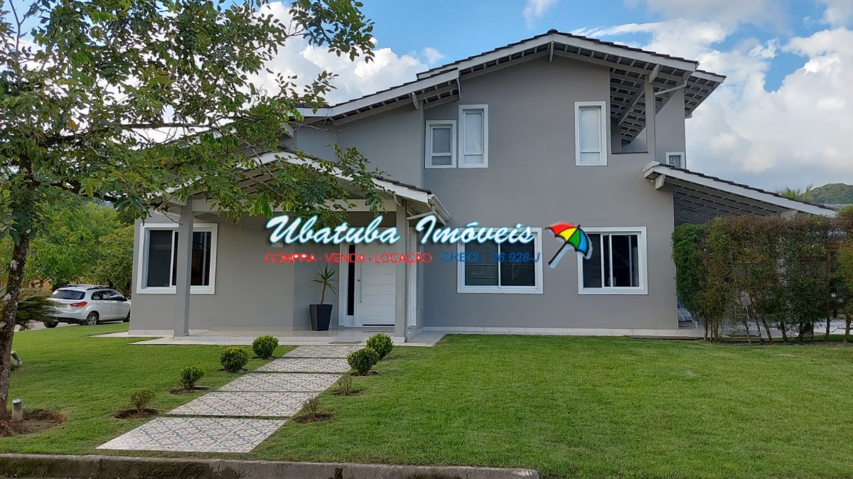 Linda casa cond. Fechado ubatuba country - foto 1