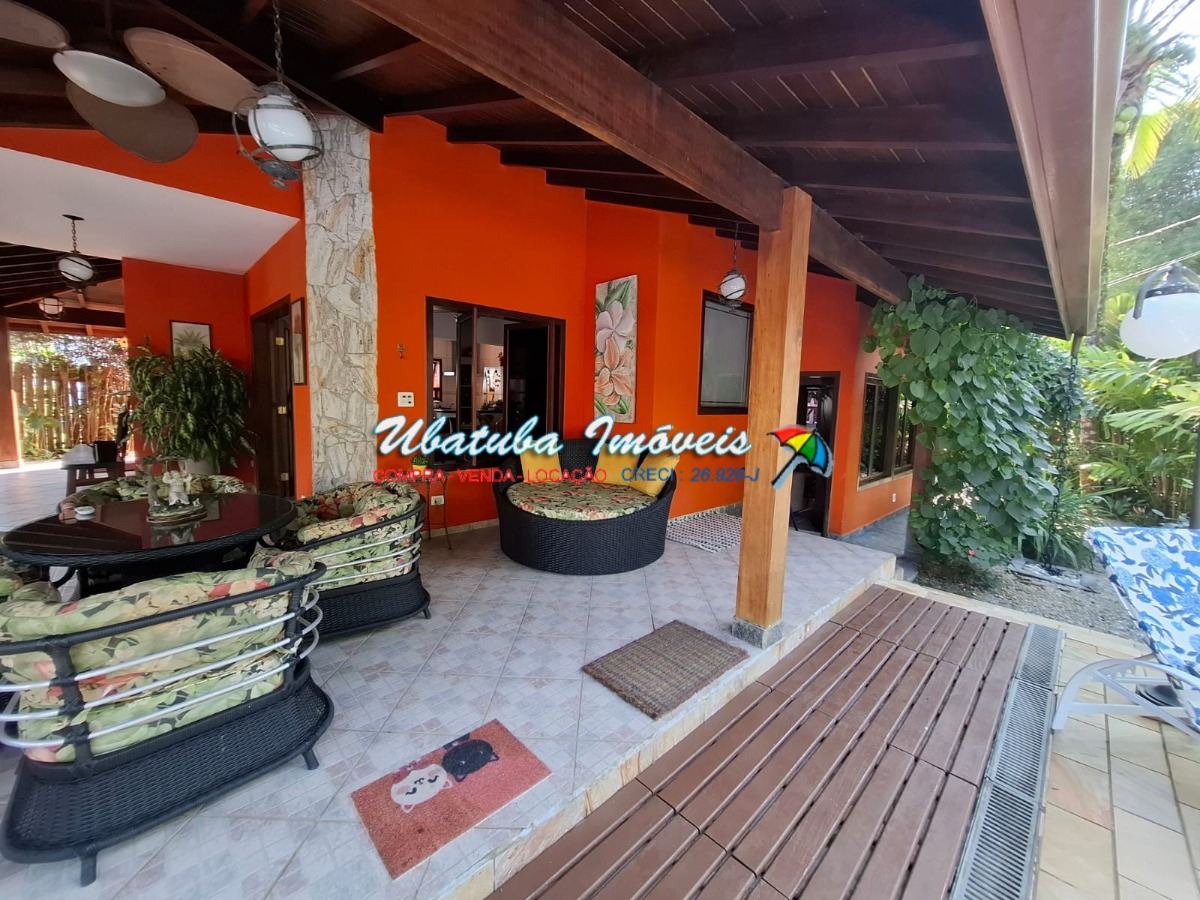 Linda casa em condomínio fechado ubatuba country com 04 dorm - foto 1