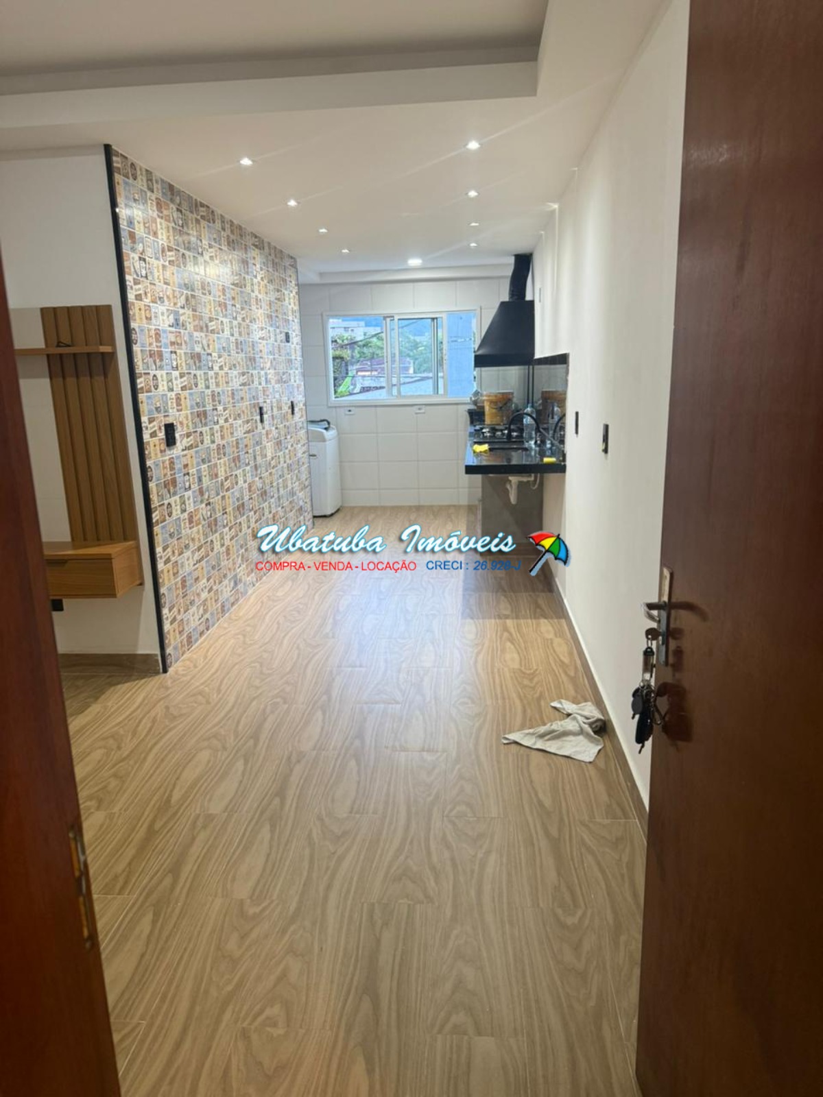 Apartamento novo 02 dormitórios com sacada no perequê-açu - foto 5