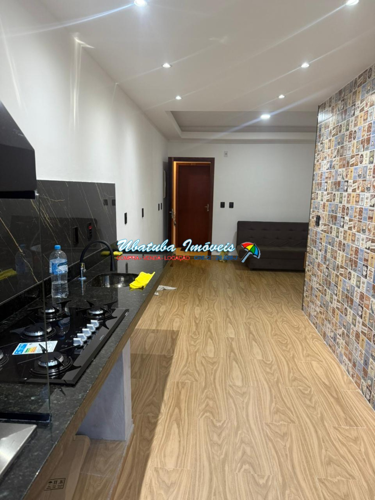 Apartamento novo 02 dormitórios com sacada no perequê-açu - foto 1